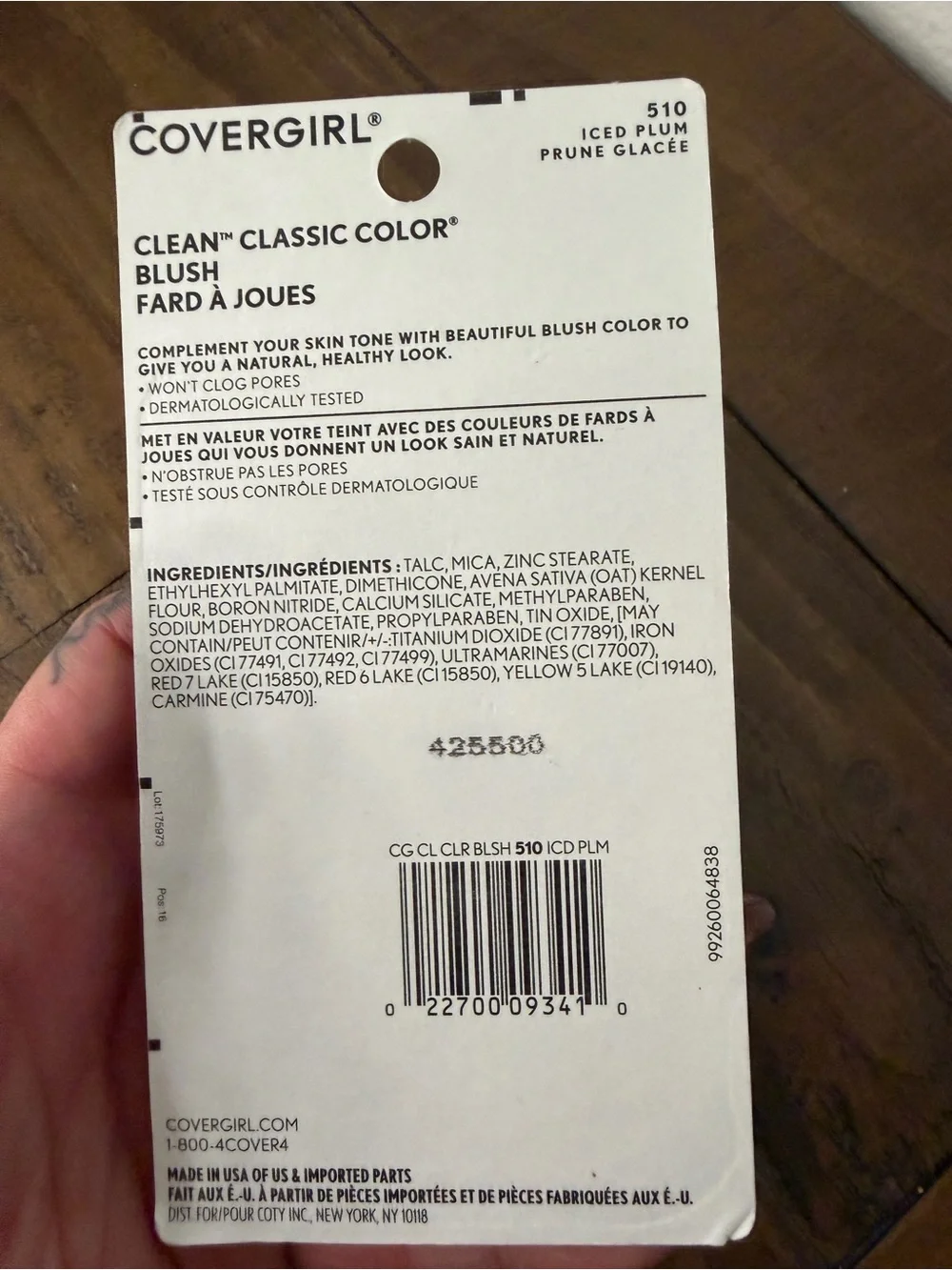 Covergirl clean classic color blush 510 iced plum new blush pink makeup